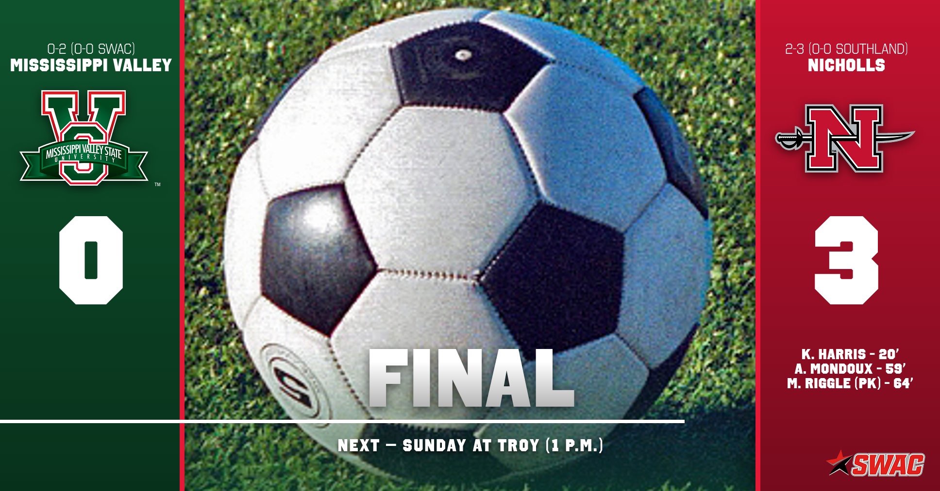 WSOC Recap at Nicholls