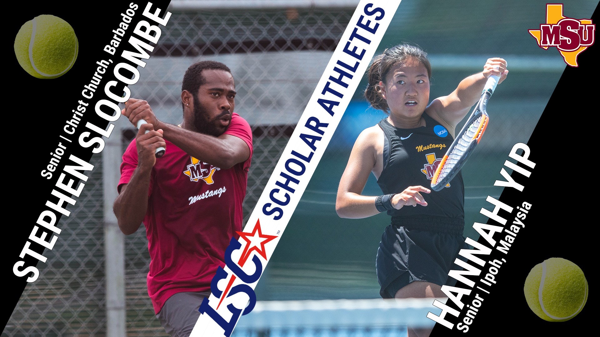 2024-25 LSC Scholar Athletes | Hannah Yip and Stephen Slocombe