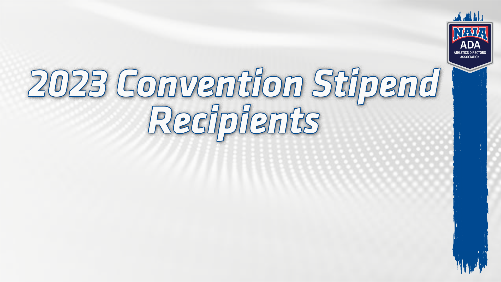 NAIAADA Announces 2023 Convention Stipend Winners National