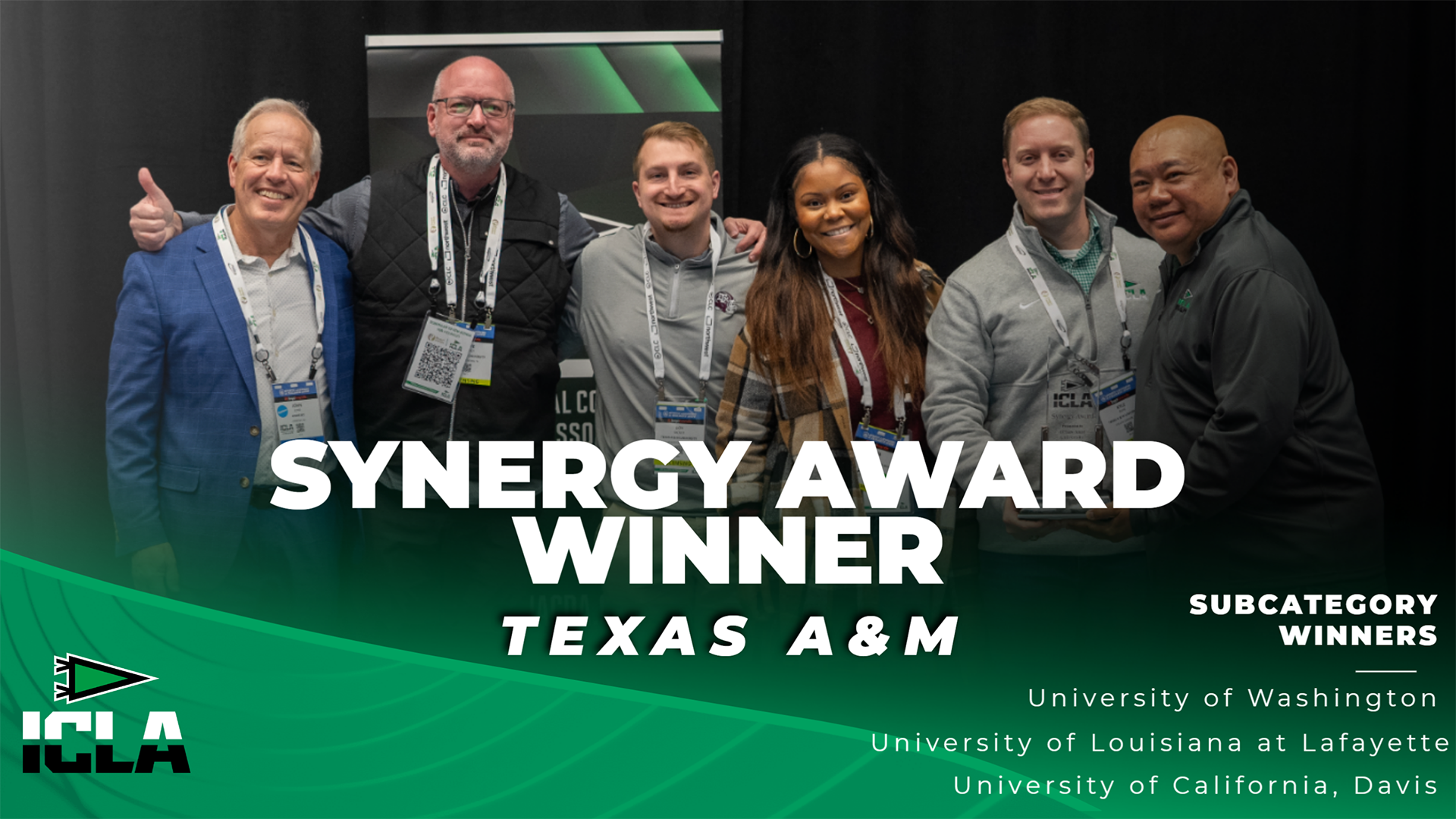2025 ICLA Synergy Award Winner_Texas A&M