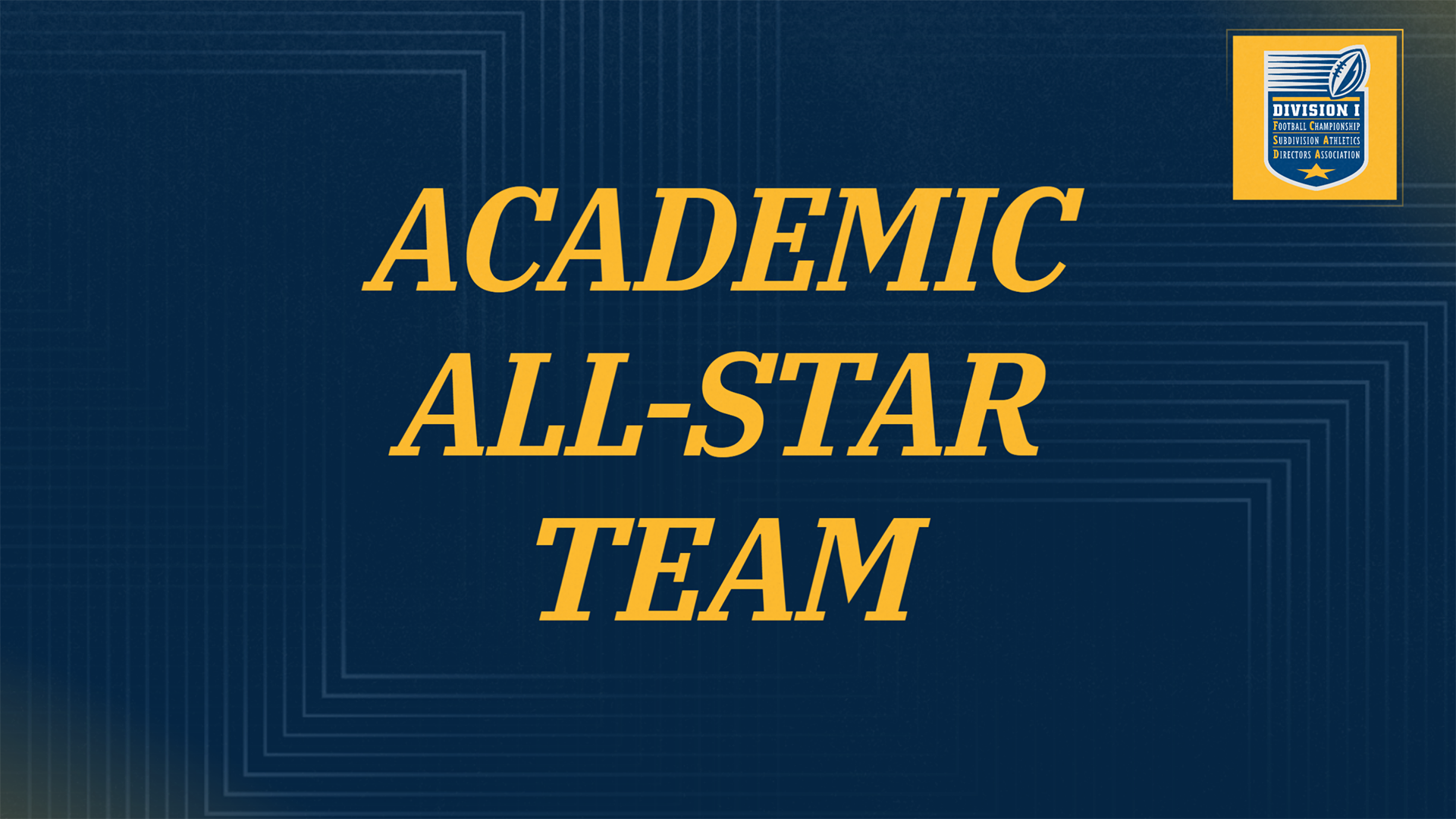 FCS Academic All-Star Team Update