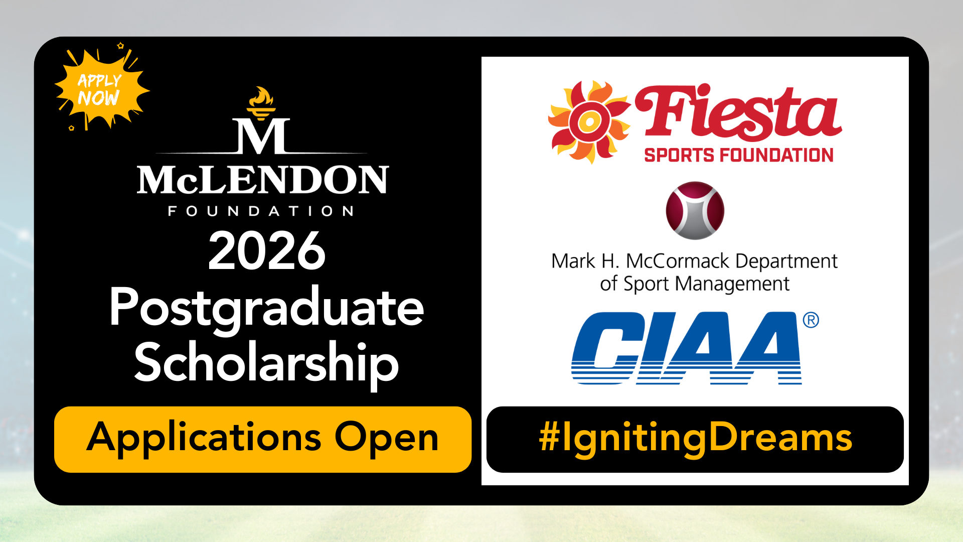 2026 McLendon Scholarship Launch