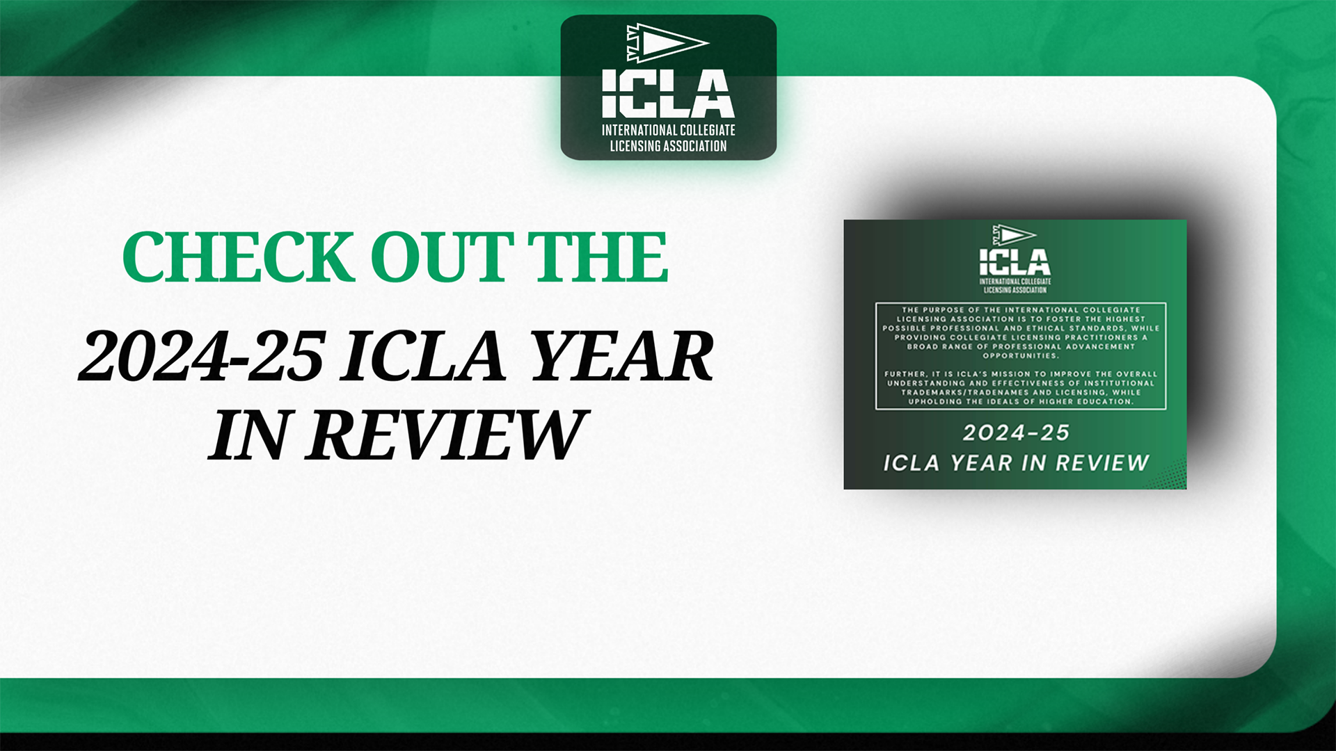 ICLA Year In Review 2024-25