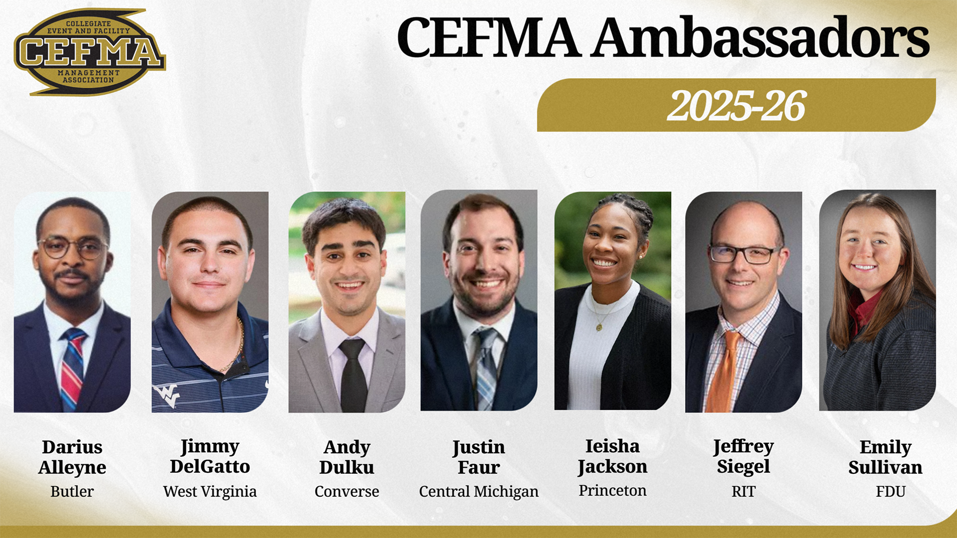 2025-26 CEFMA Ambassadors