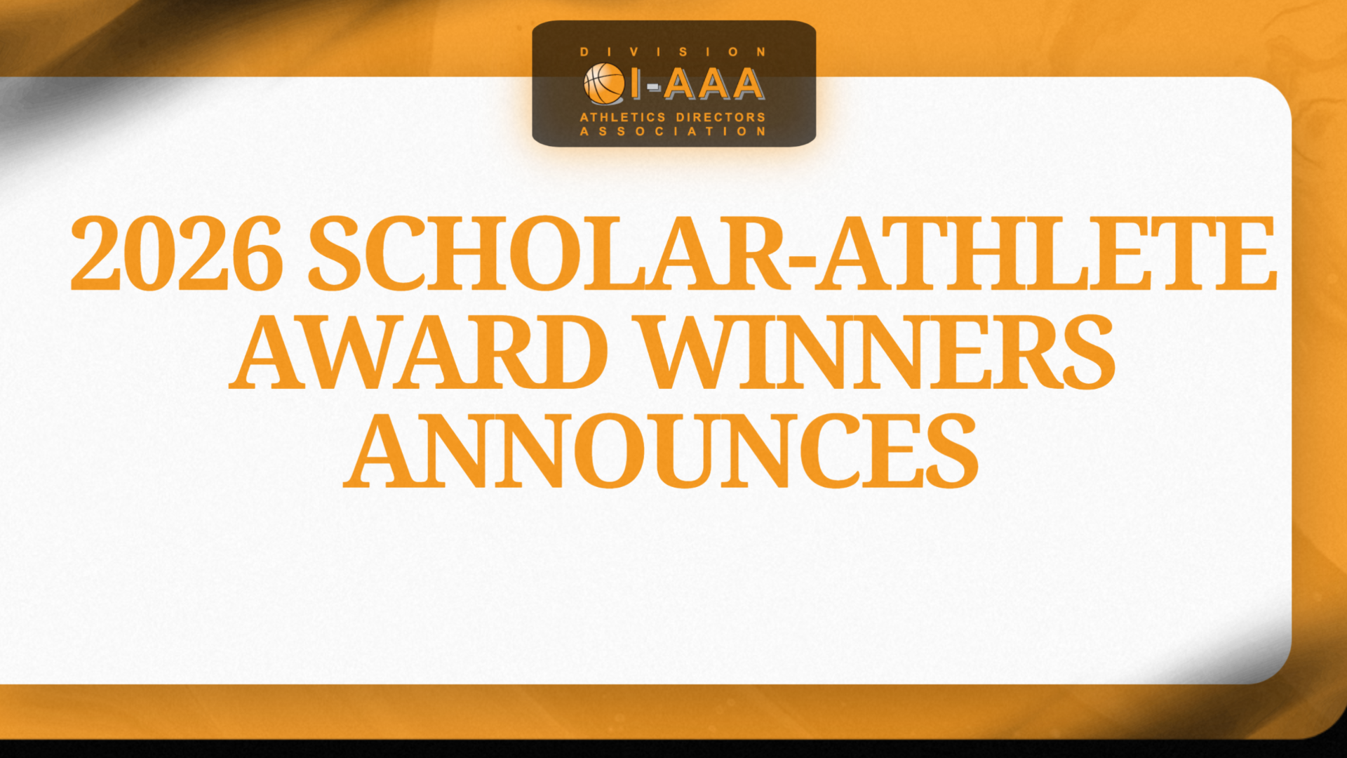 DI-AAA Scholar-Athlete Team 2026
