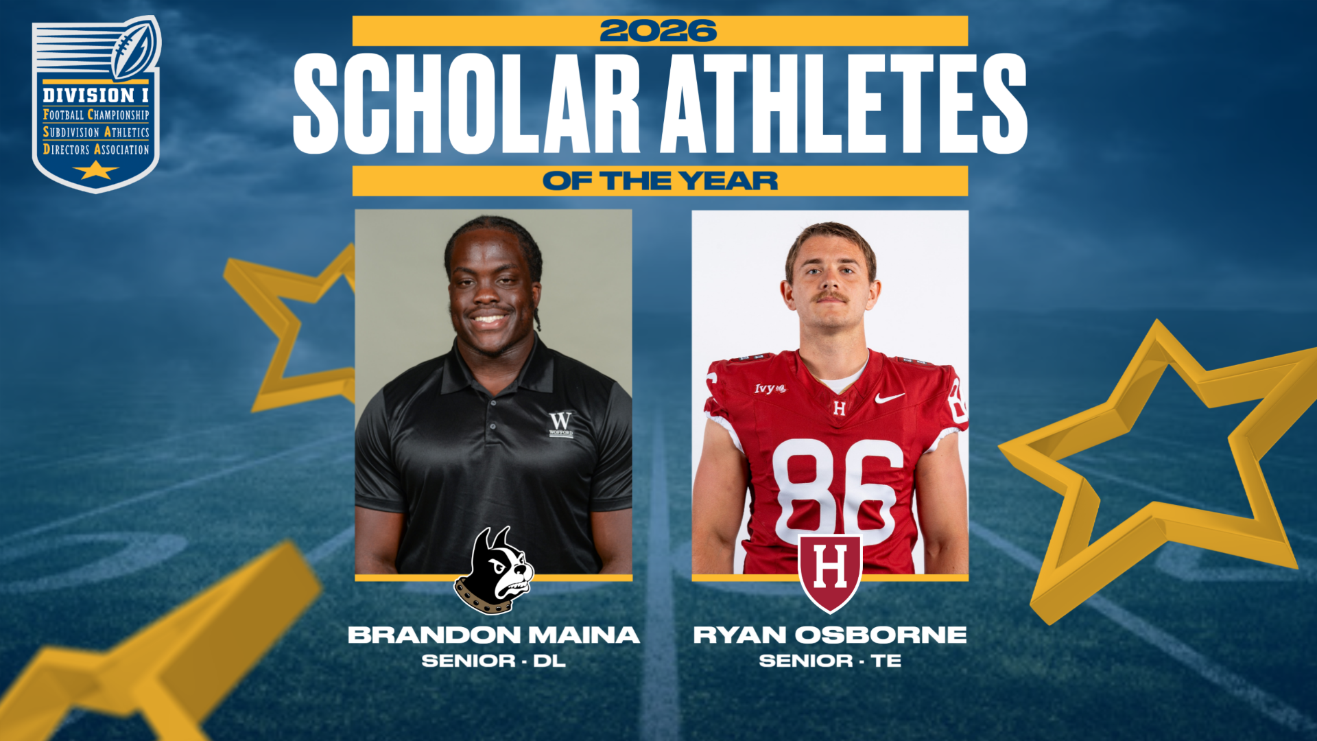 2026 FCS Scholar-Athletes of the Year