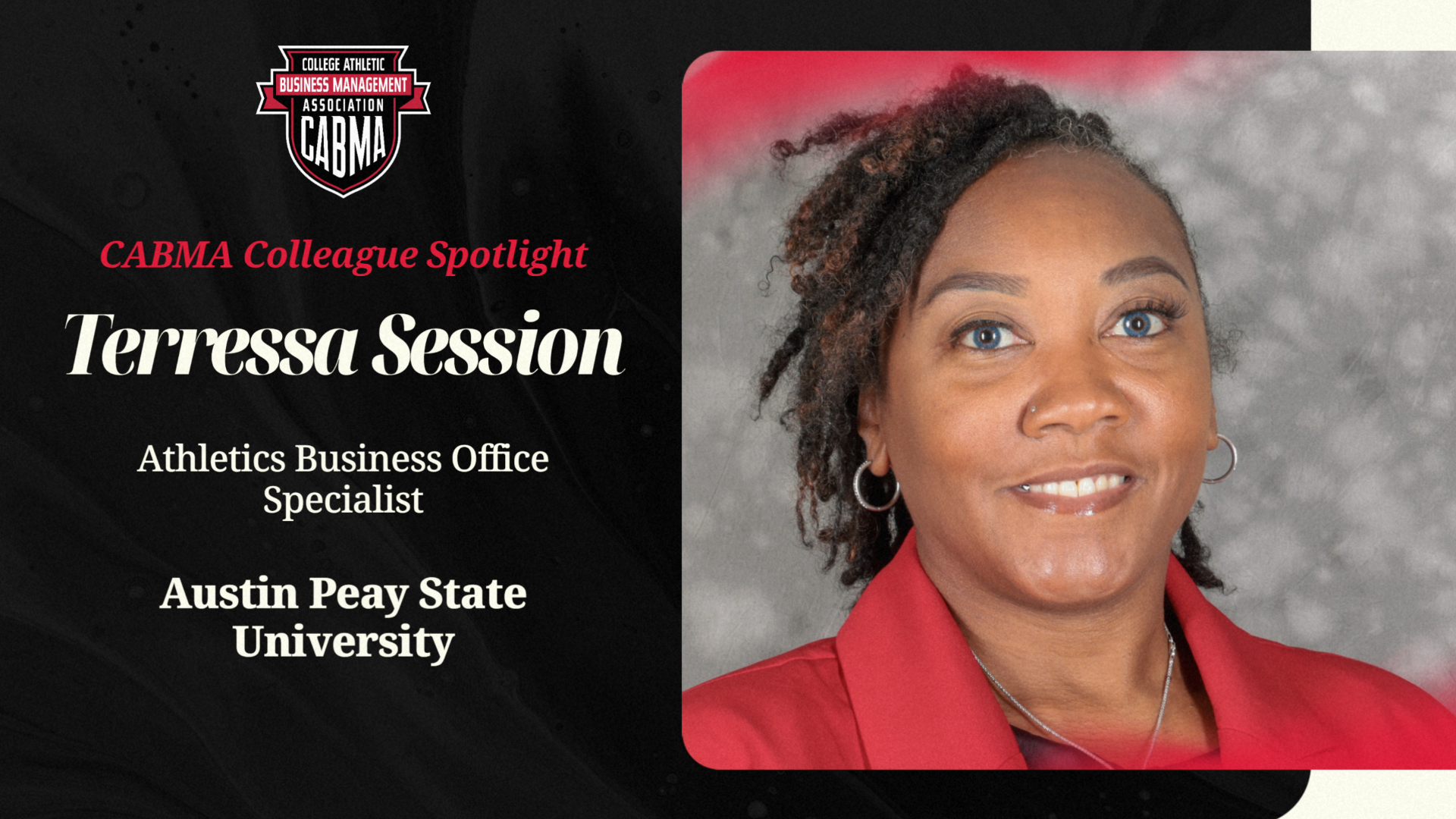 CABMA member Terressa Session!