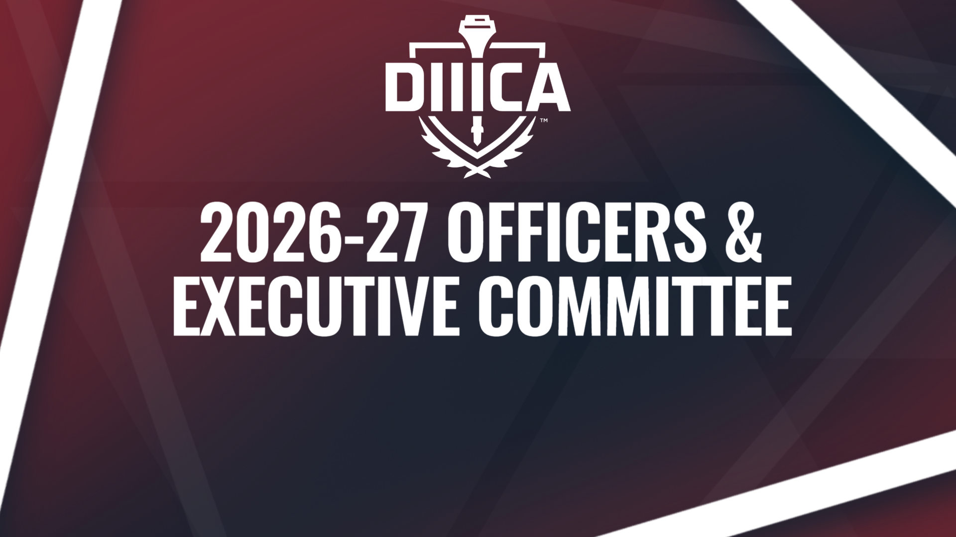 2026-27 DIIICA Officers and Executive Committee