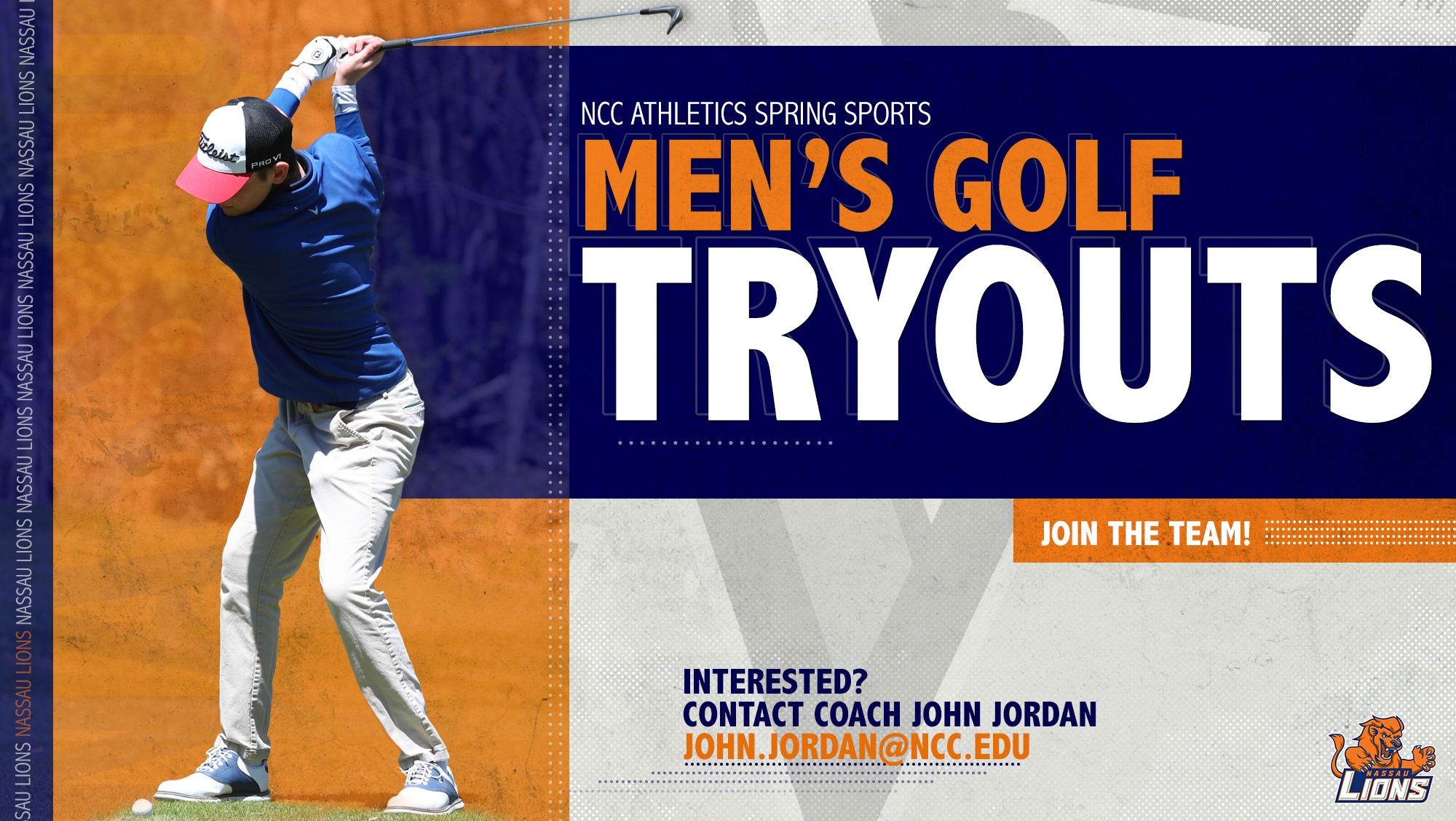 Mens golf tryouts