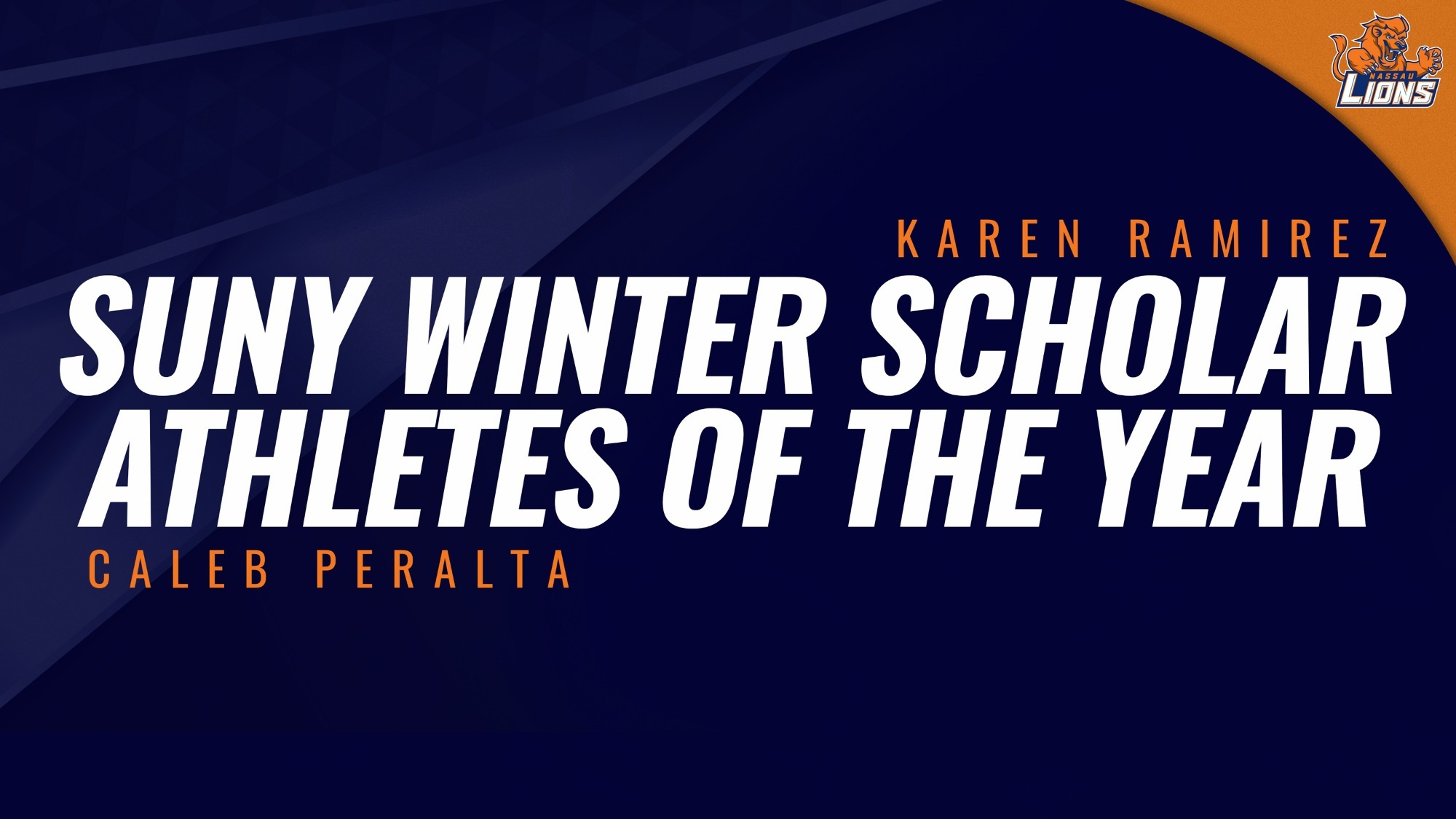 Suny Winter Scholar athlete