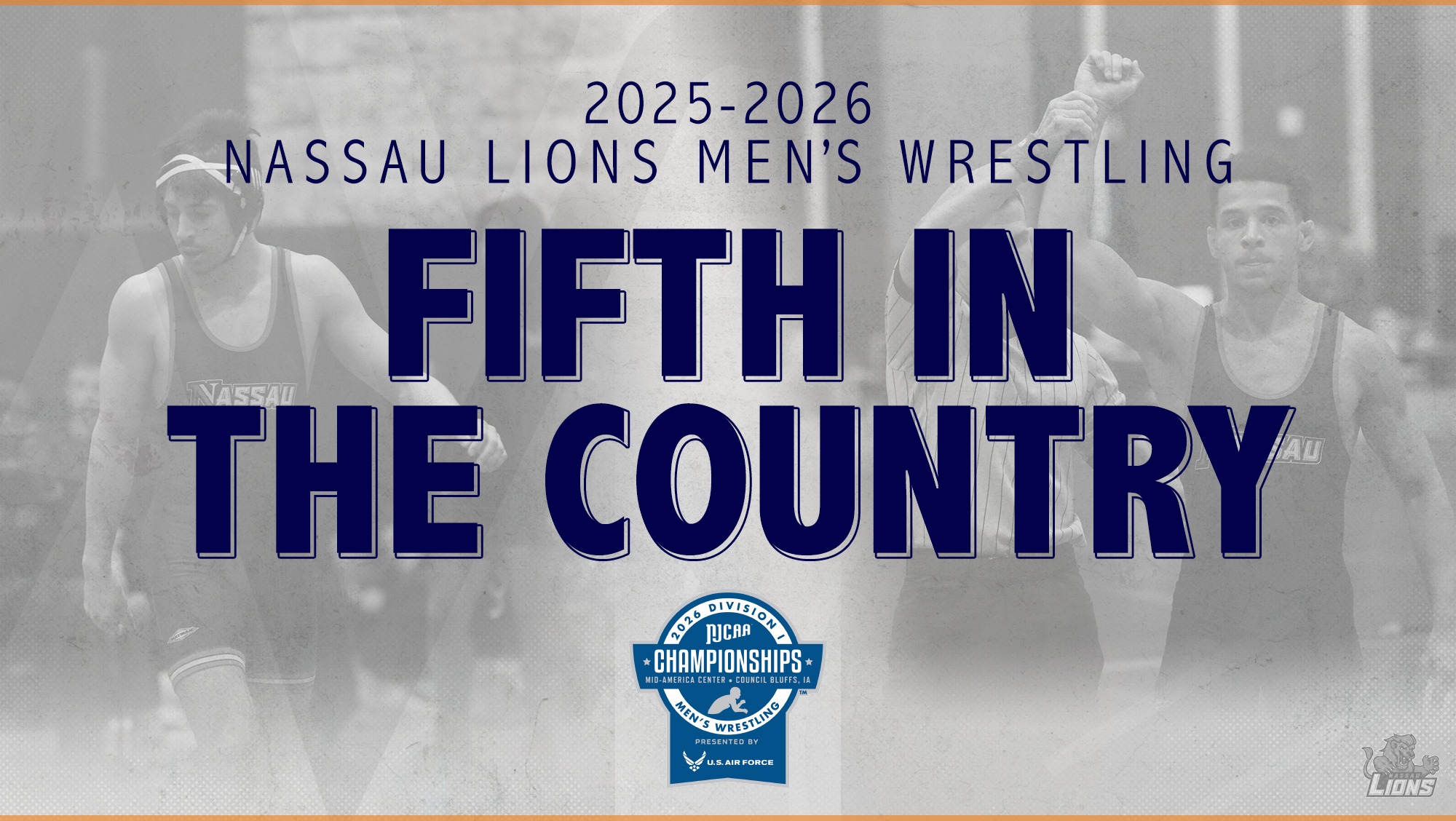 Mens wrestling 5th in country