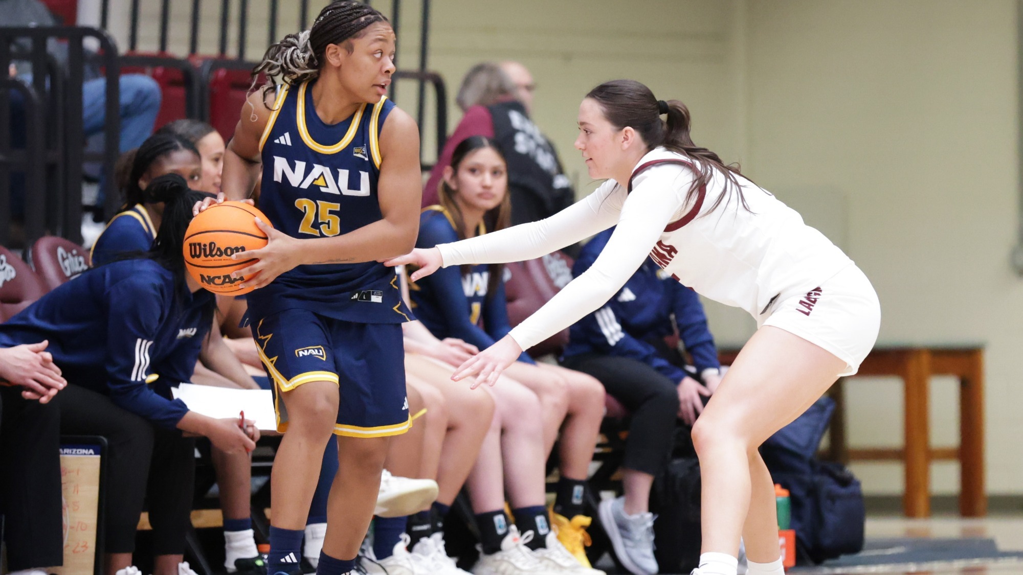 The Lady Griz play Northern Arizona University at Robin-Selvig Court on January 19, 2026 in Missoula, Montana.