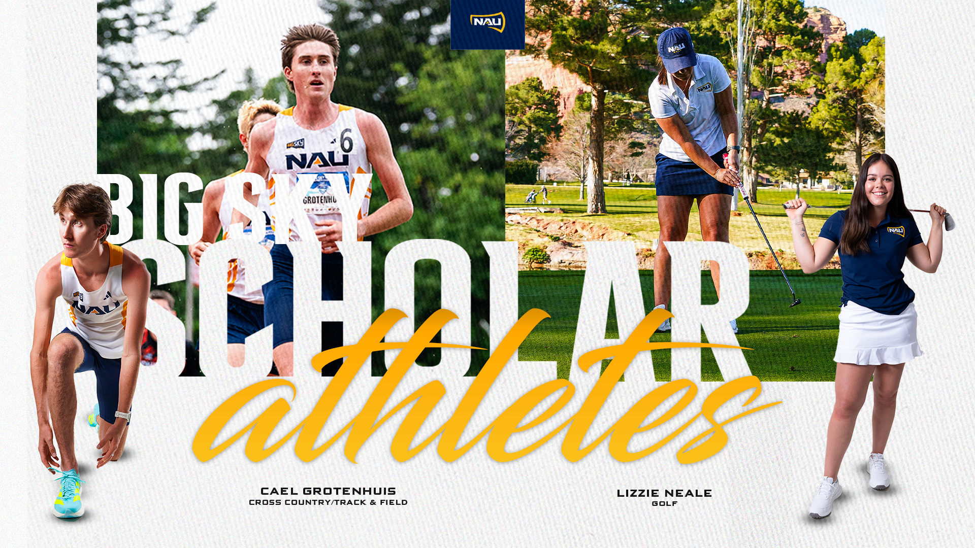 Cael Grotenhuis and Lizzie Neale - Scholar Athletes