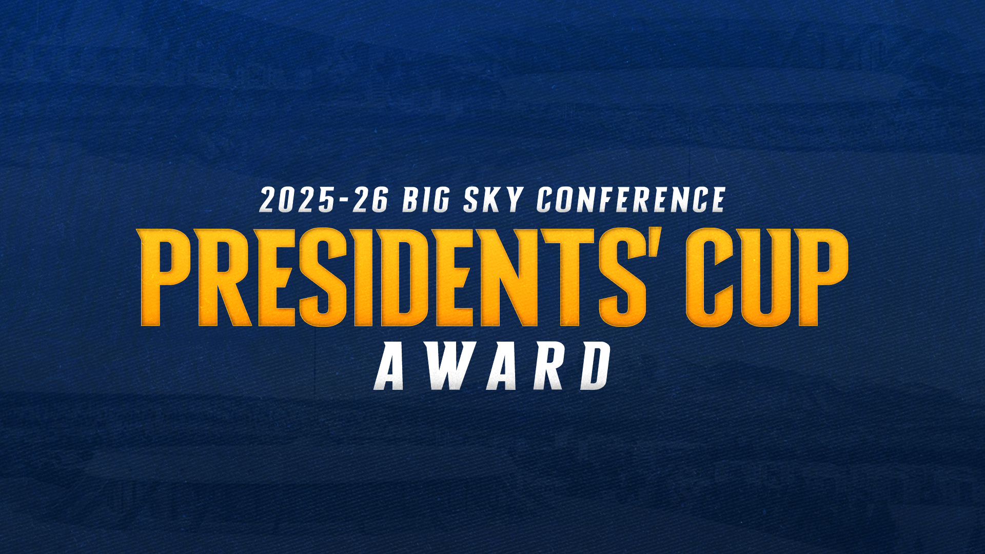 2025-26 Big Sky Presidents Cup Win