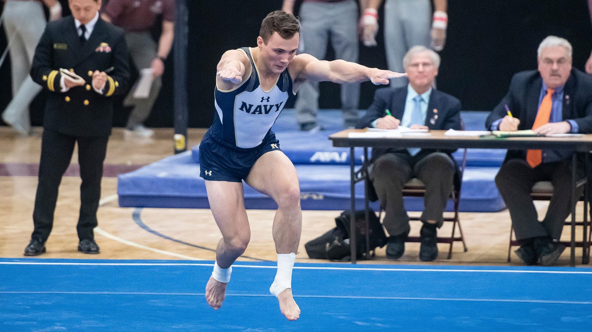 Frank Bradley Men's Gymnastics Naval Academy Athletics