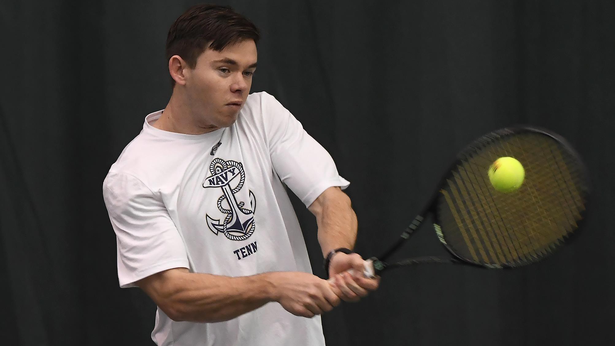 Jack McBride Men's Tennis Naval Academy Athletics