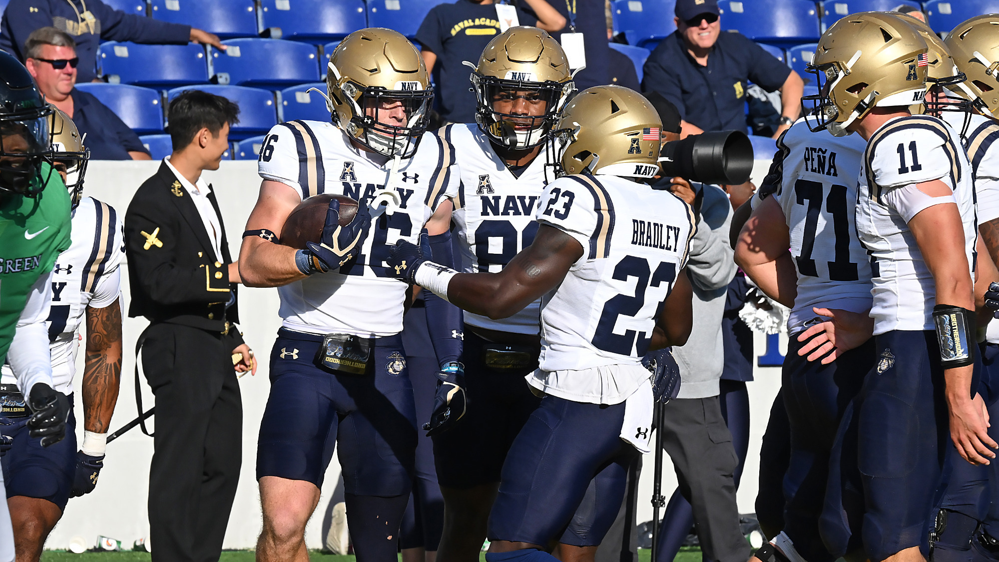 Alex Tecza Football Naval Academy Athletics