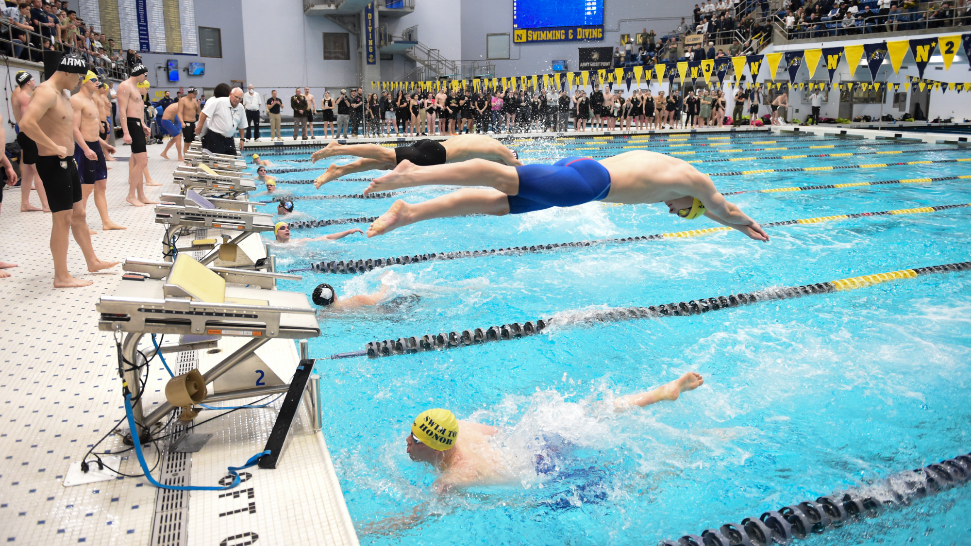 men's swimming start