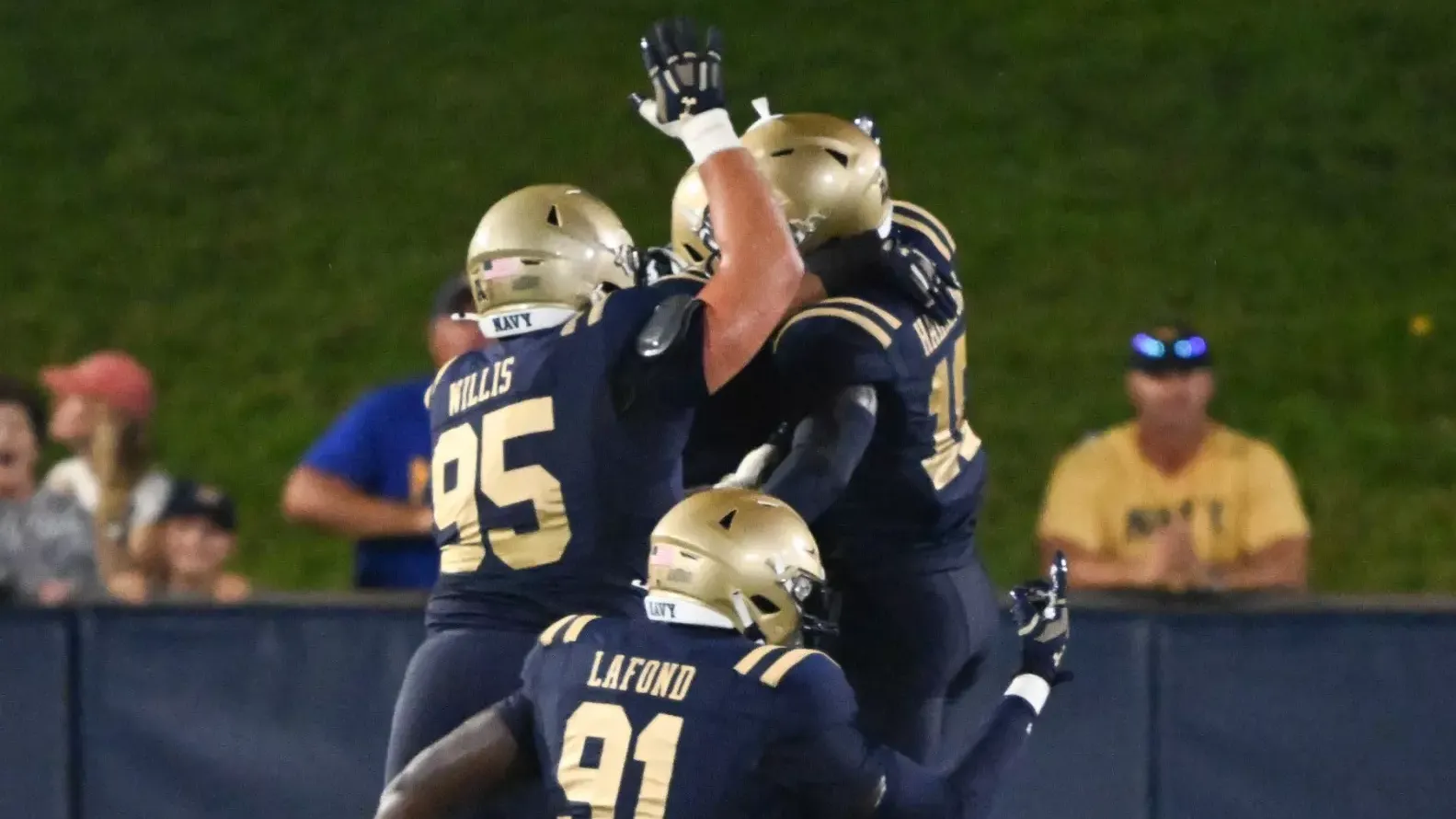 Navy Team Celebration