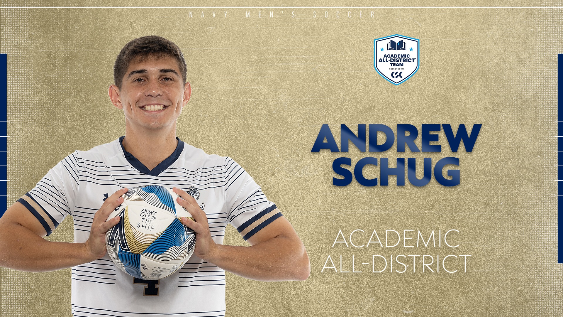 Andrew Schug - CSC Academic All-District