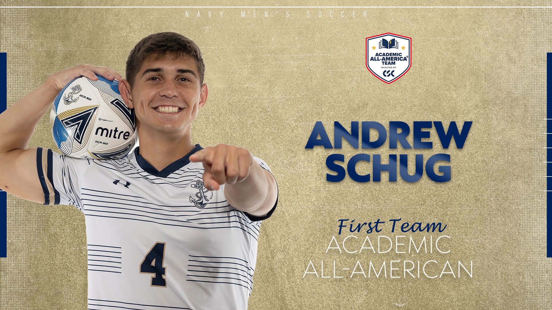 Andrew Schug: Academic All-American
