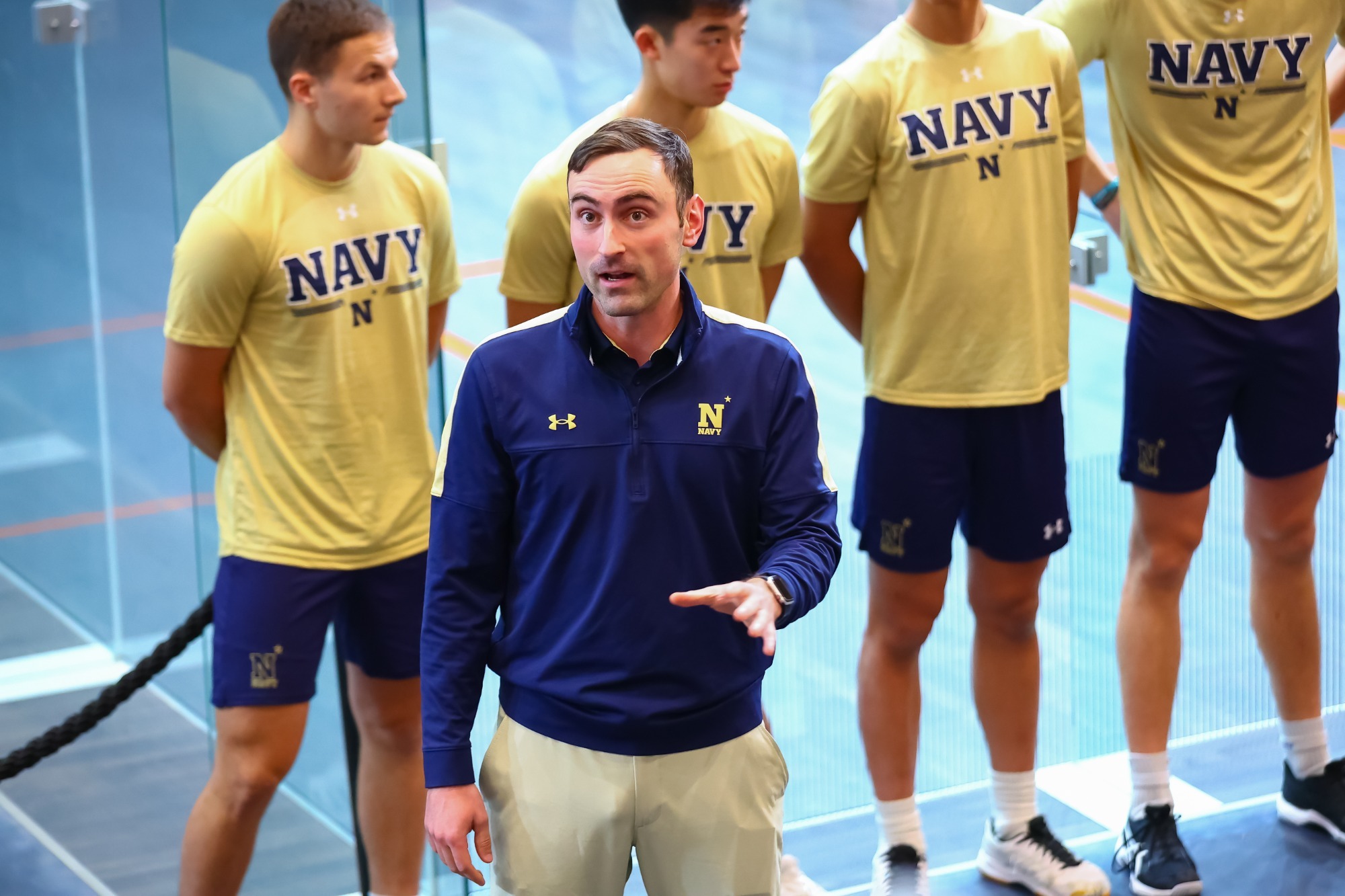 Princeton Men’s Squash hosts Navy on November 16, 2024.