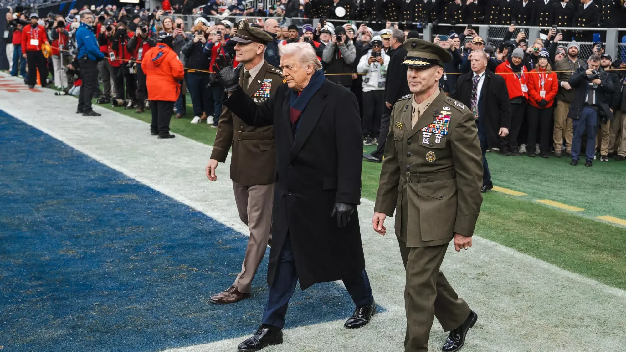 President Trump, Superintendent Lt. Gen. Borgschulte