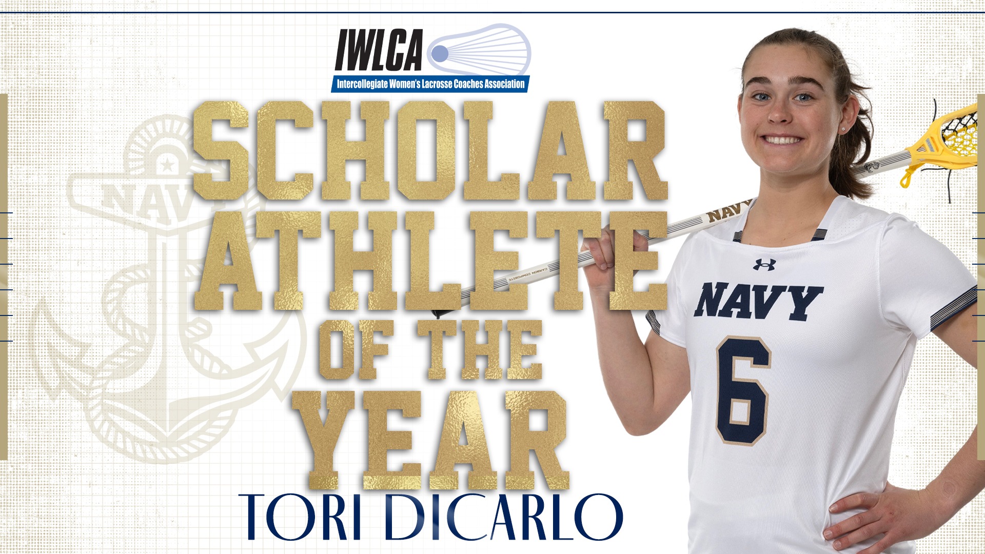 2025 IWLCA Scholar-Athlete of the Year - Tori DiCarlo