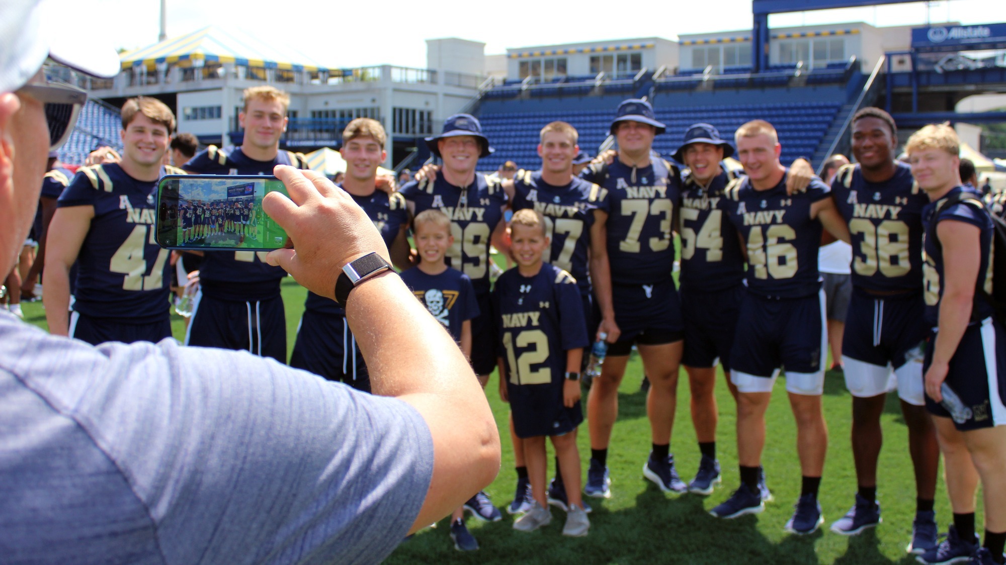 Navy Football Monday Media Zooms with Jaxson Campbell and P.J. Volker ...