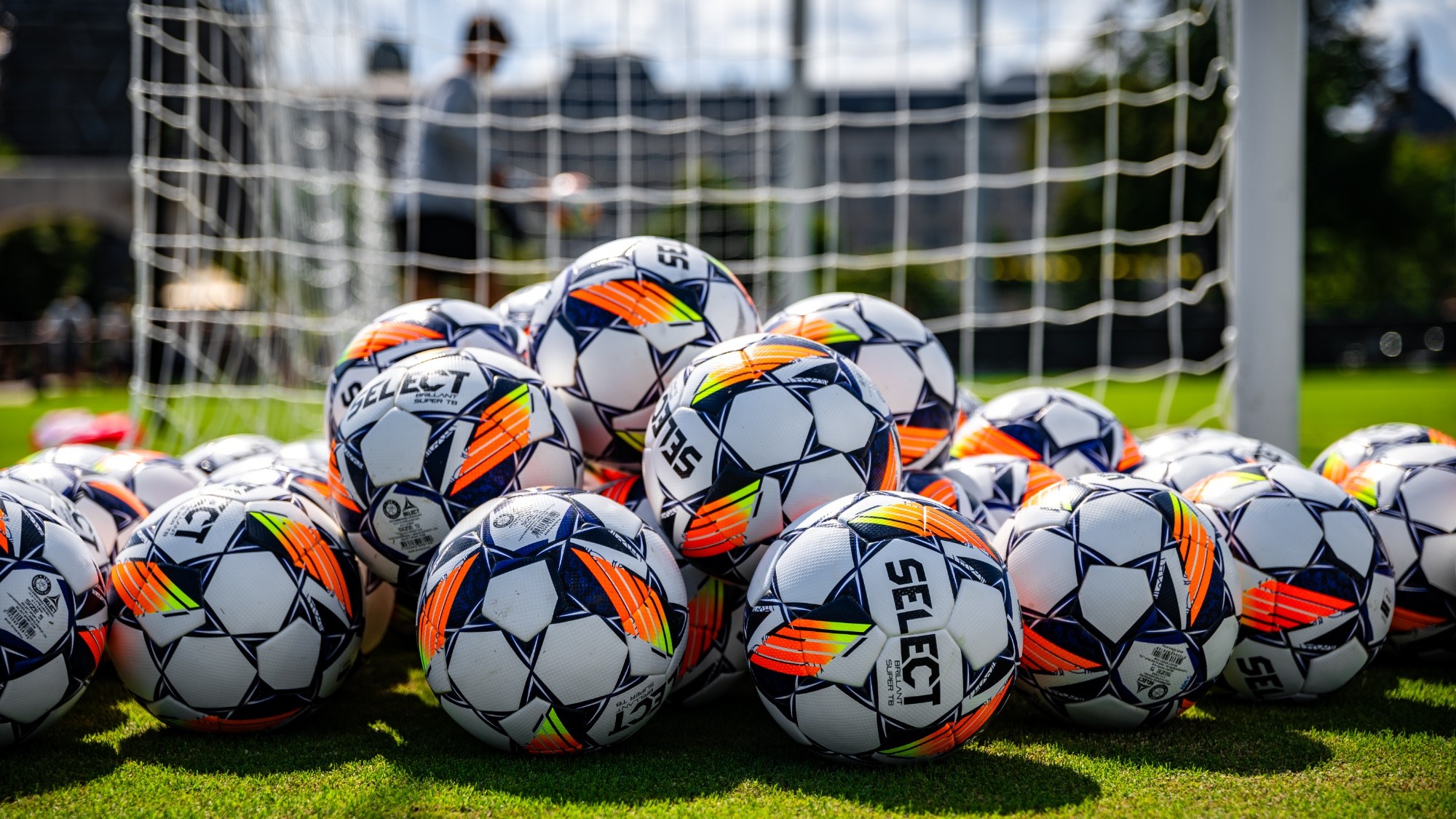 Pregame Pile of Balls vs. Colgate on Sept. 28, 2024