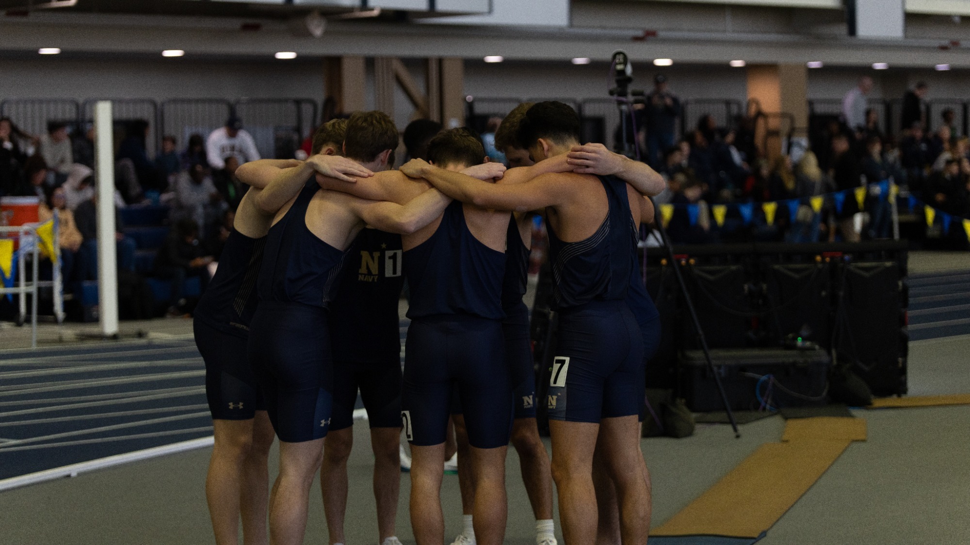 Men's Track Huddle
