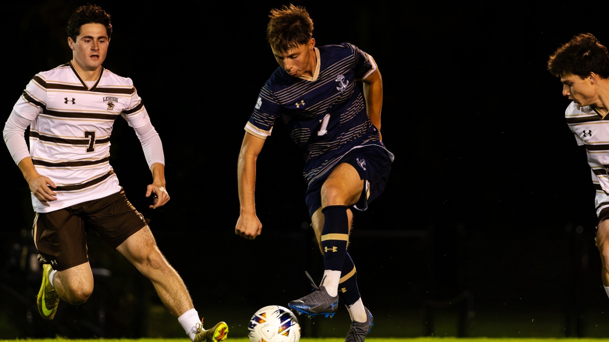 Navy sophomore Nick Gallucci at Lehigh on Sept. 26, 2026 in Bethlehem, Pa.