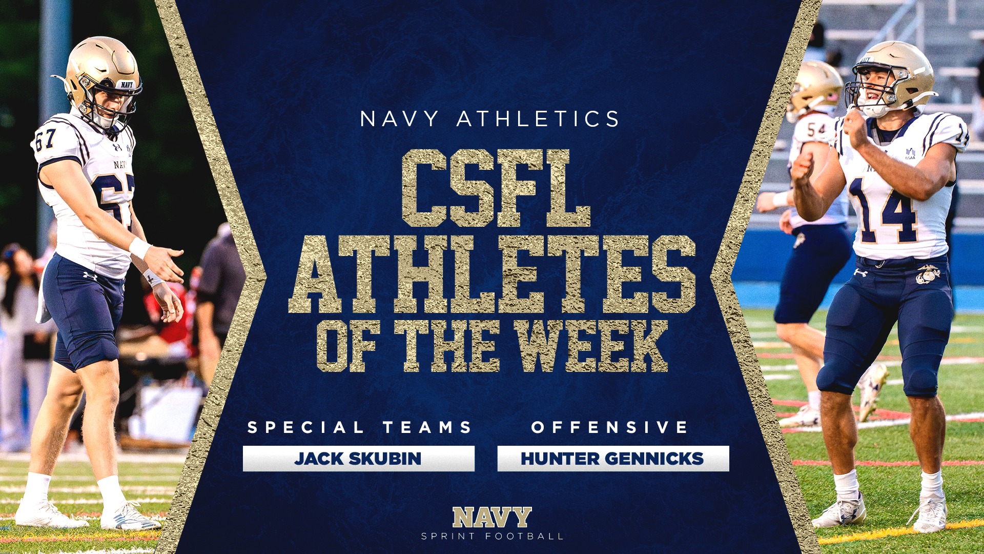 101326 CSFL Athletes of the Week - Hunter Gennicks and Jack Skubin