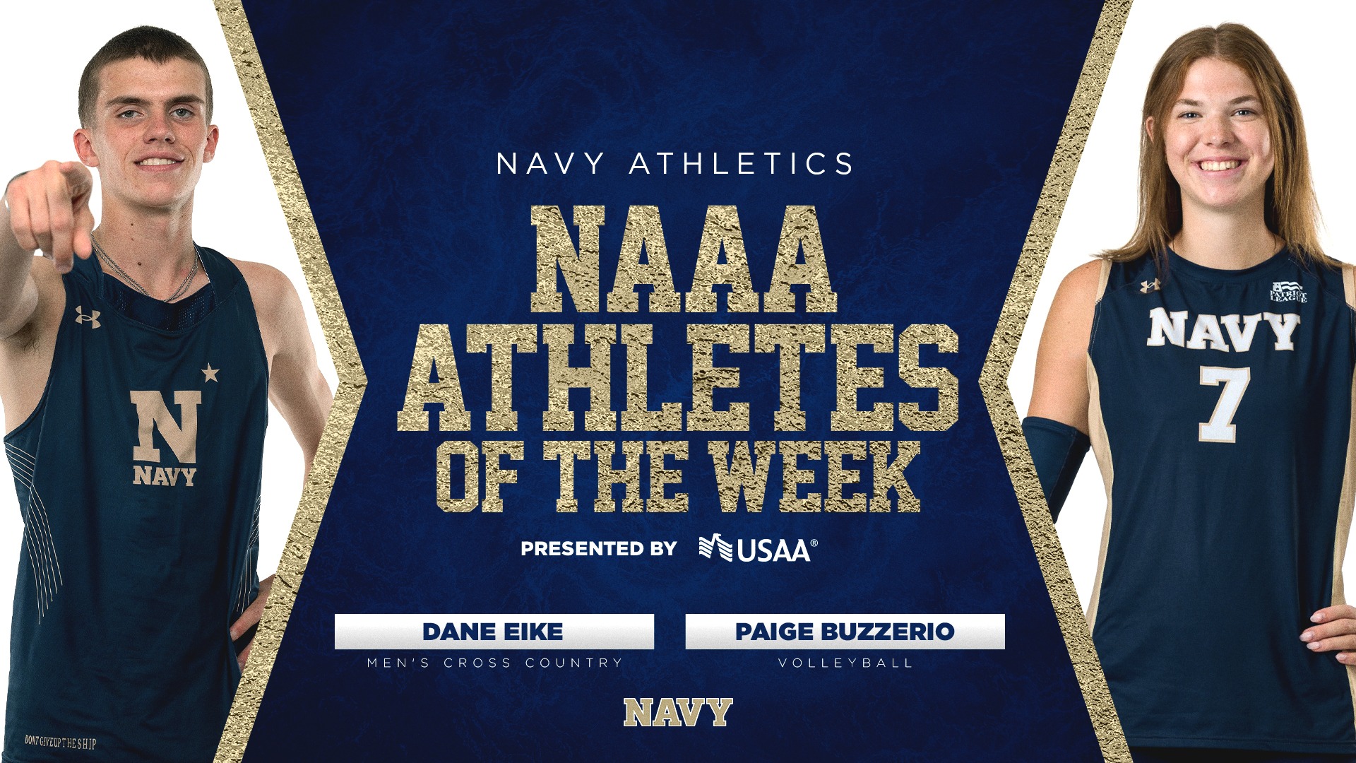 101926 NAAA Athletes of the Week - Dane Eike and Paige Buzzerio