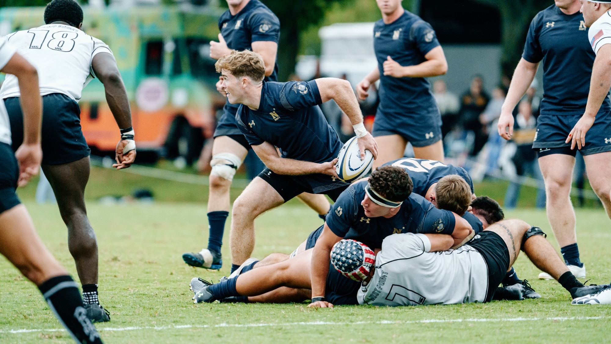 ANNAPOLIS, MD - September 26, 2026 - Photos taken during the Match between the Navy Midshipmen and the Army Black Knights at Prusmack Rugby Complex in Annapolis, MD. (Photos by Kevin Snyder / Navy Midshipmen)