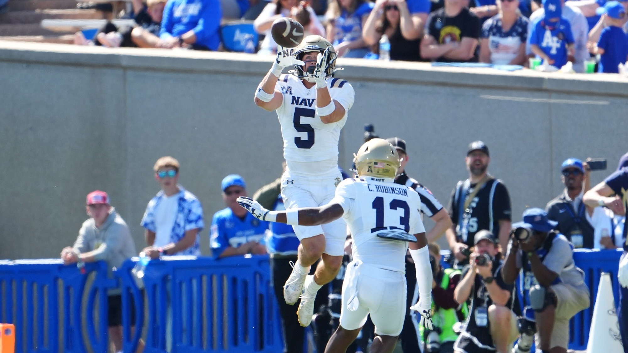 Matthew Seliga interception against Air Force