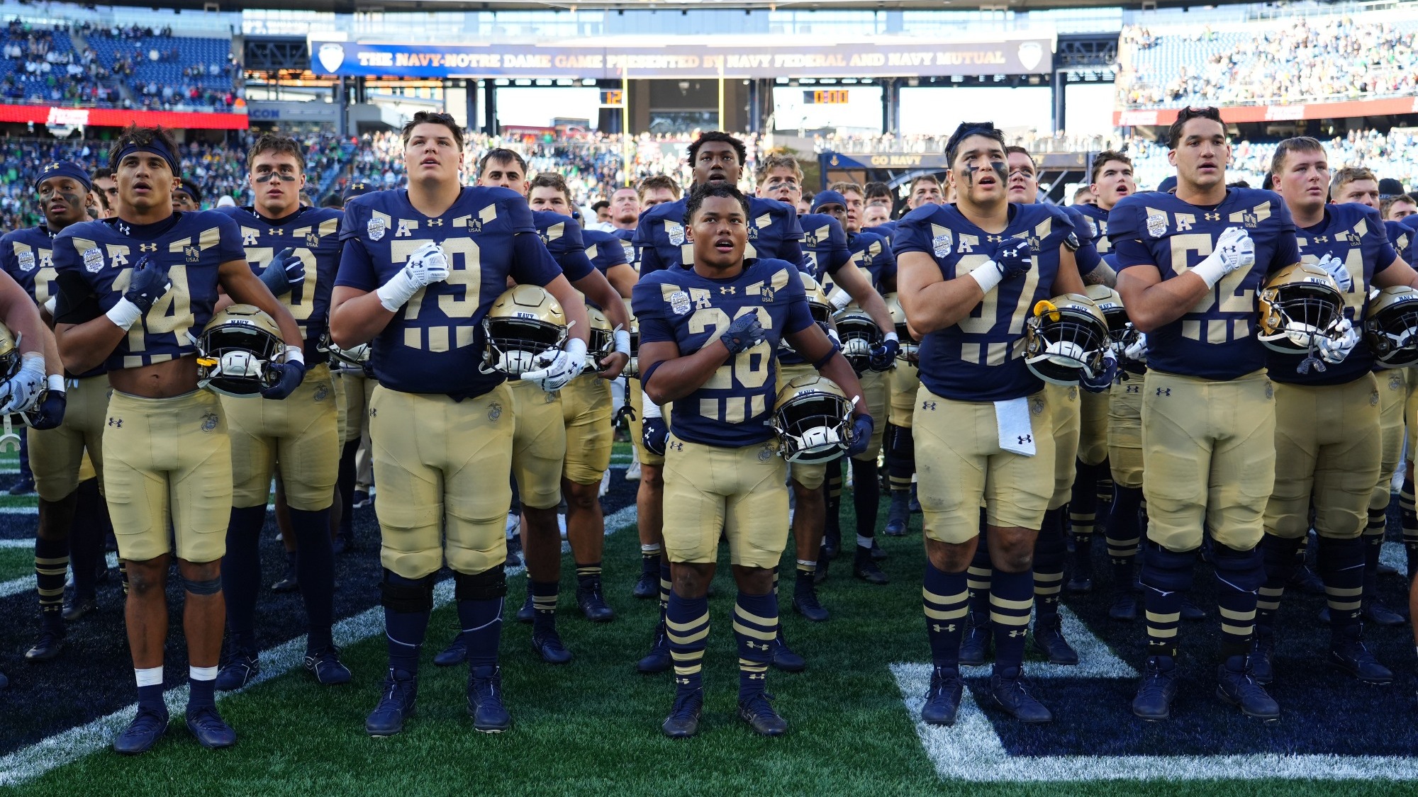 Navy Postgame Blue & Gold