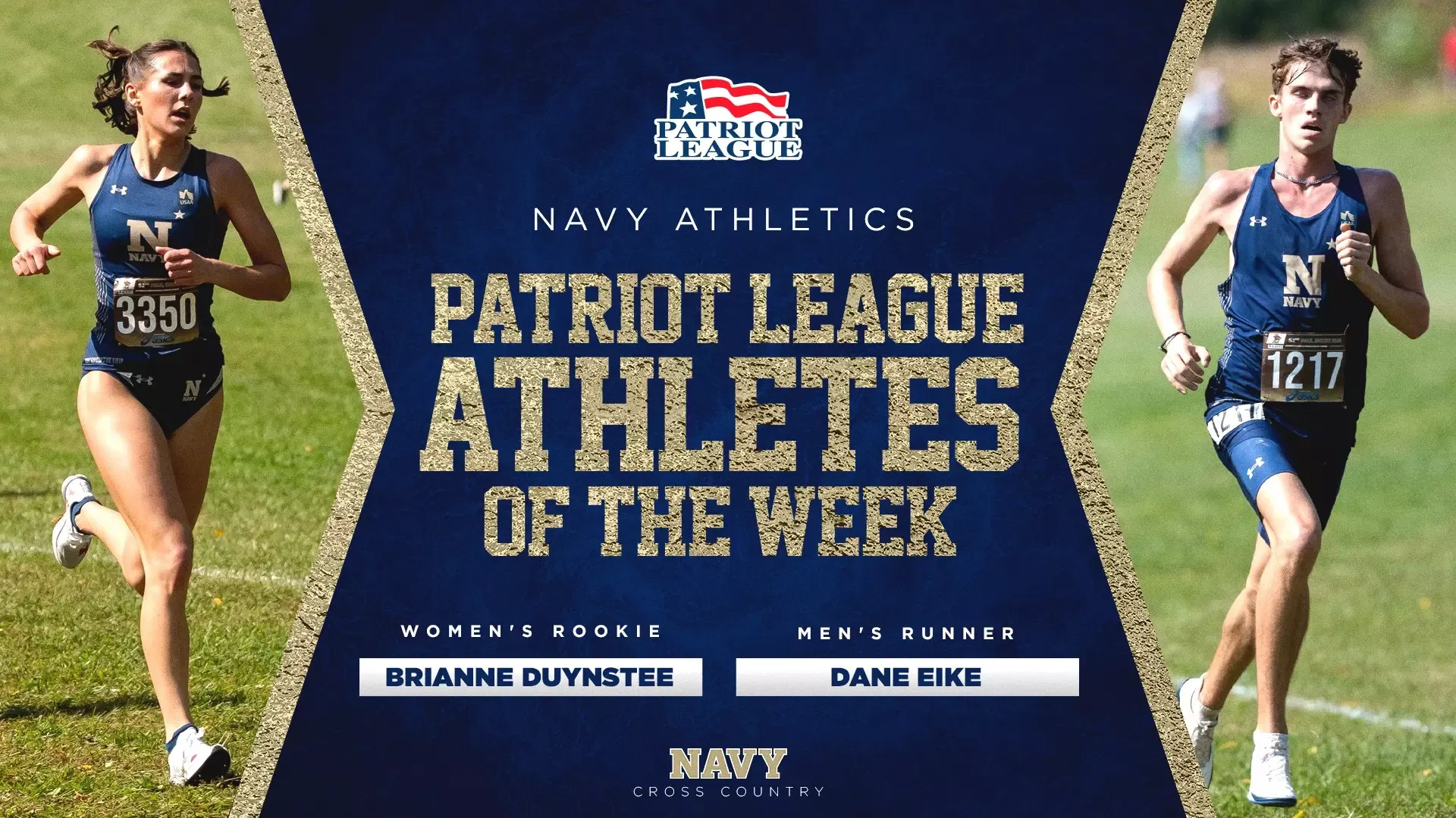 100626 Patriot League Athletes of the Week - Duynstee and Eike