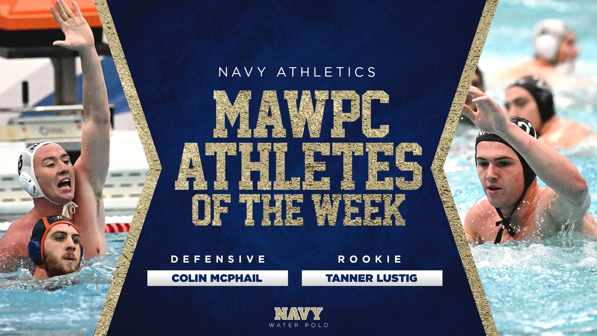 100726 MAWPC Athletes of the Week - McPhail and Lustig