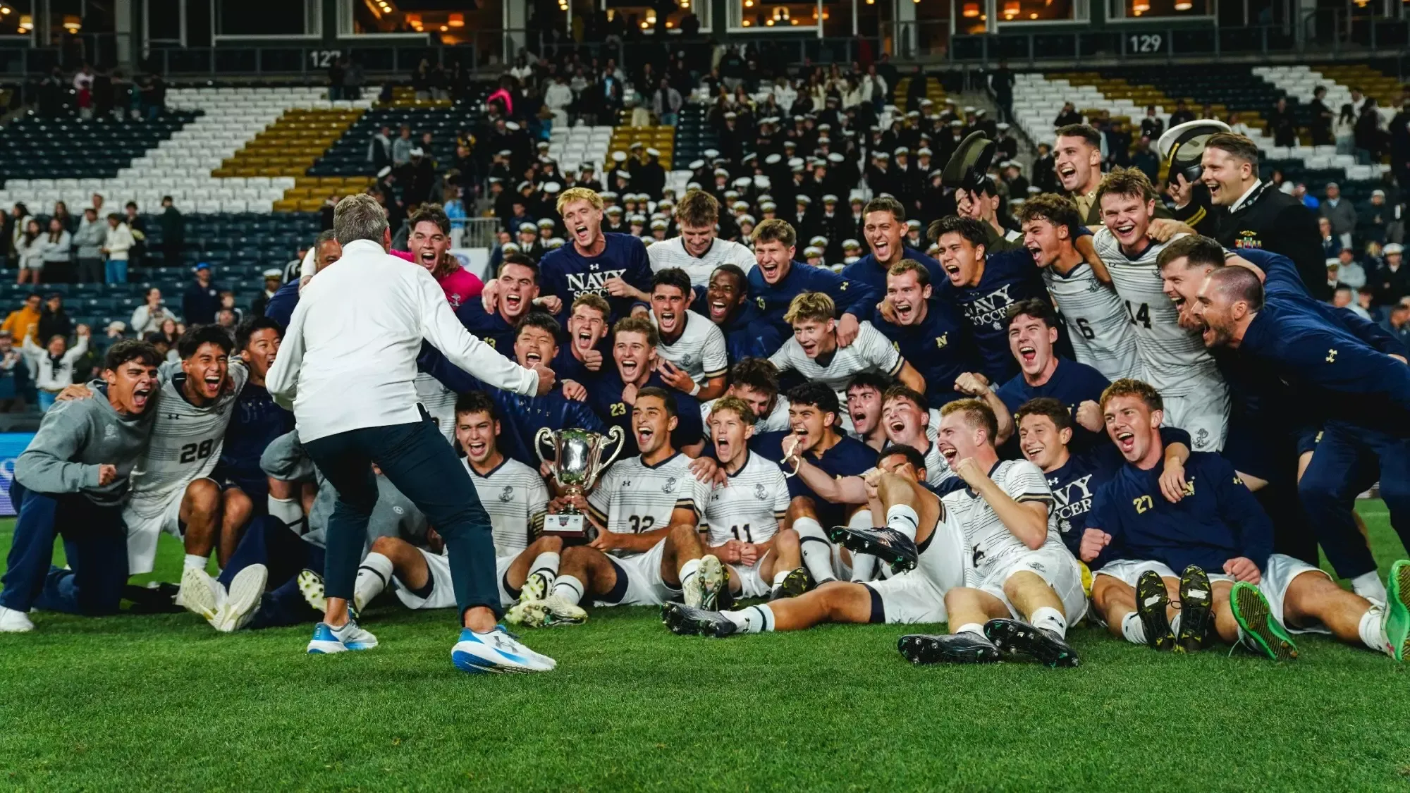 Men's Soccer Celebration at Army-Navy Cup XV at Subaru Park on Oct. 9, 2026