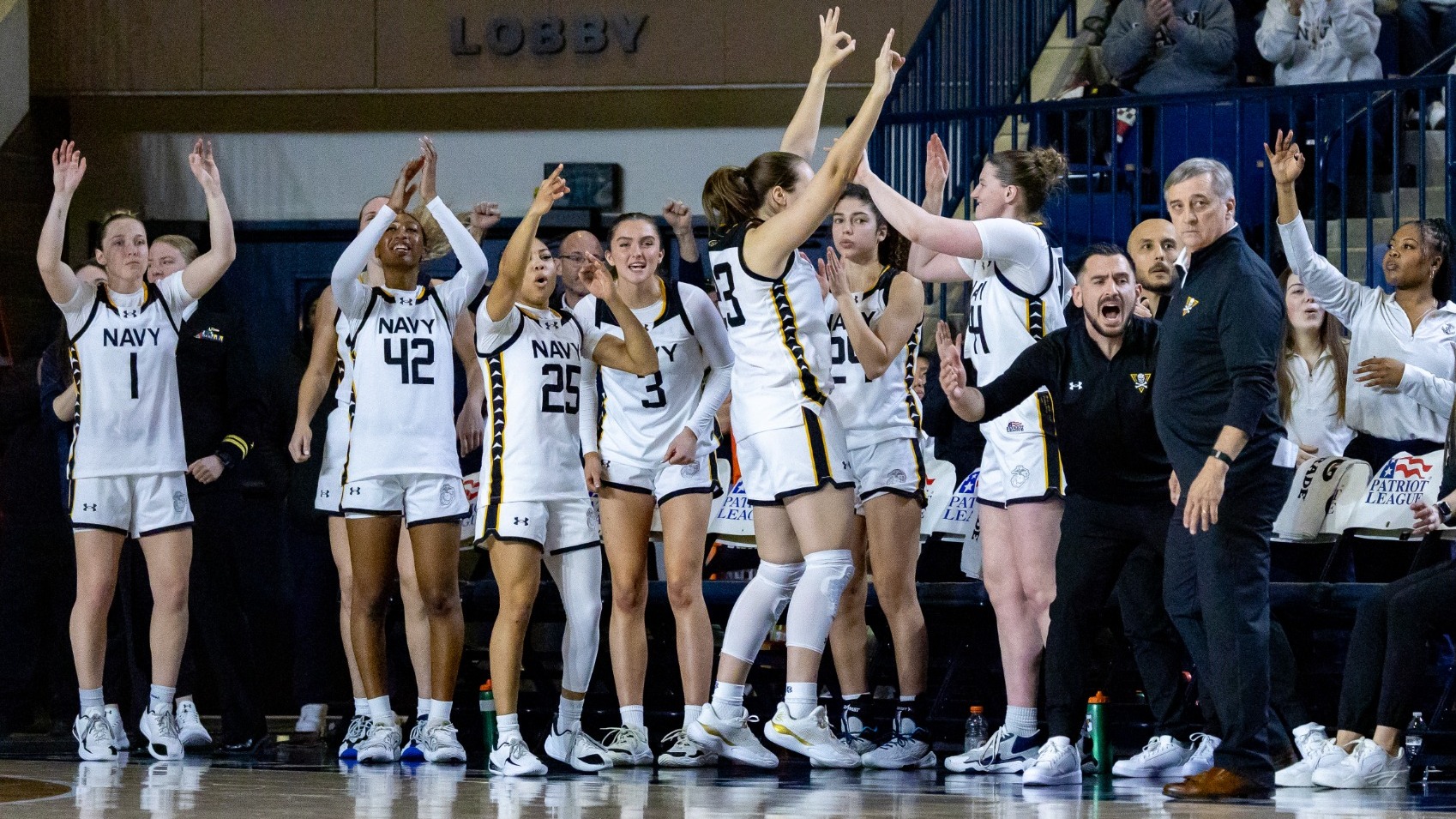 Team Bench Celebration