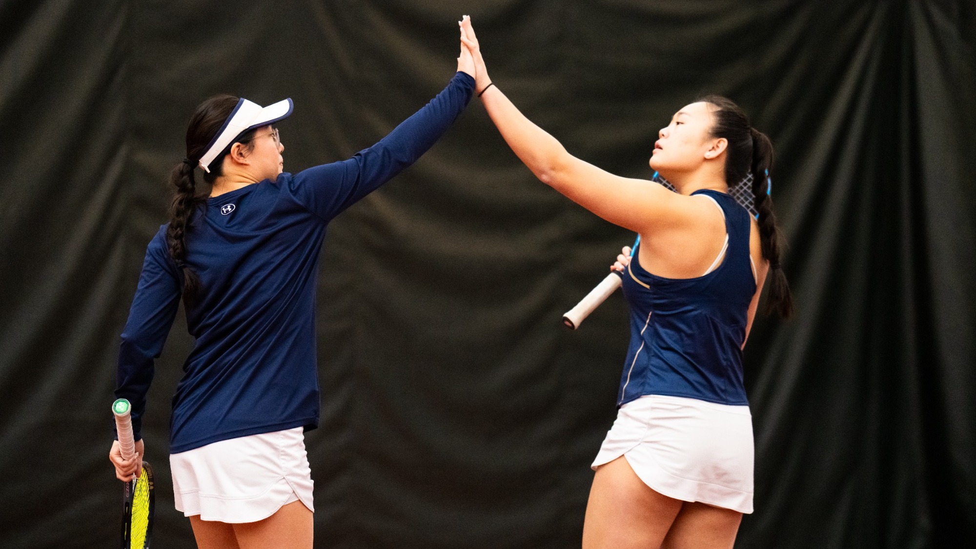 Julia Lee and Grace Li at Virginia Tech on 2.14.26