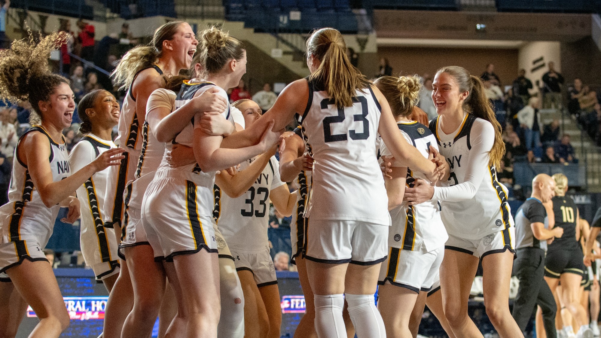 WBB Postgame Celebration