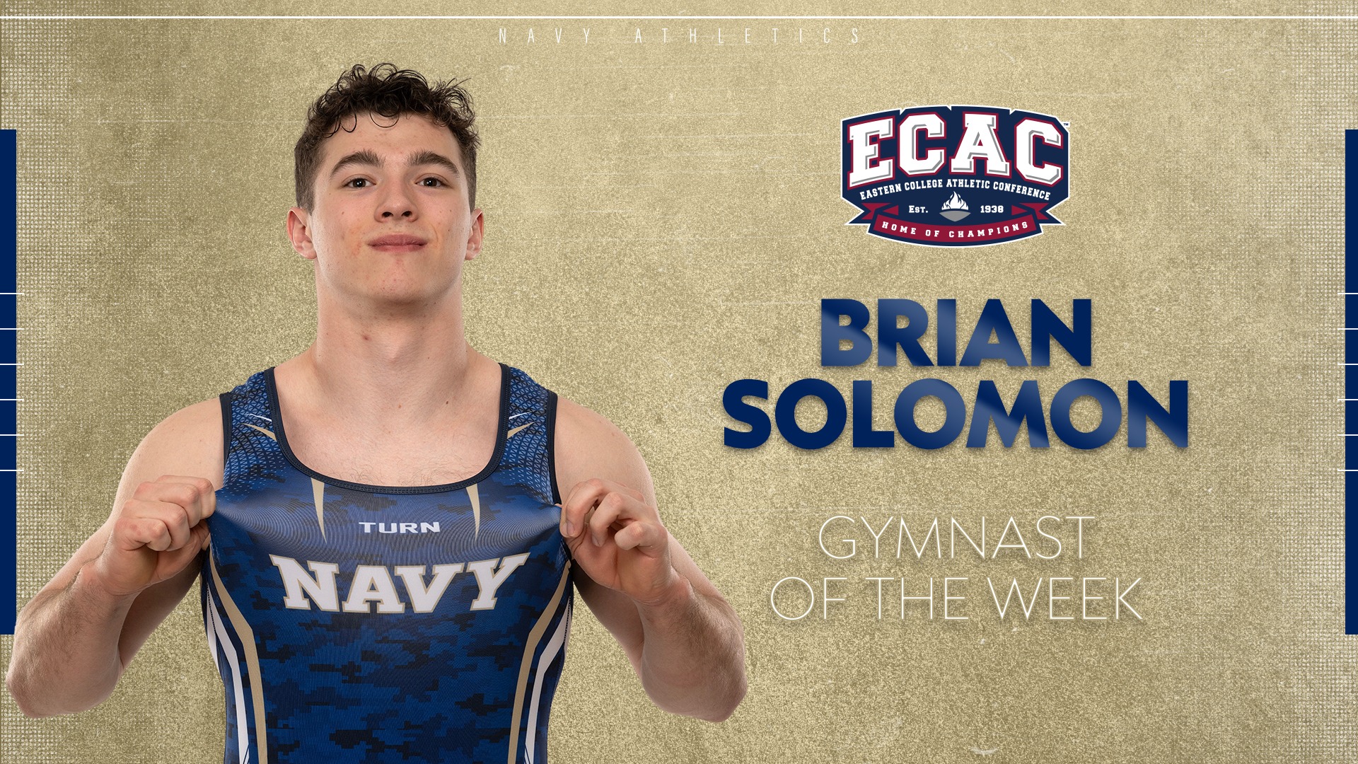 Brian Solomon, ECAC Gymnast of the Week