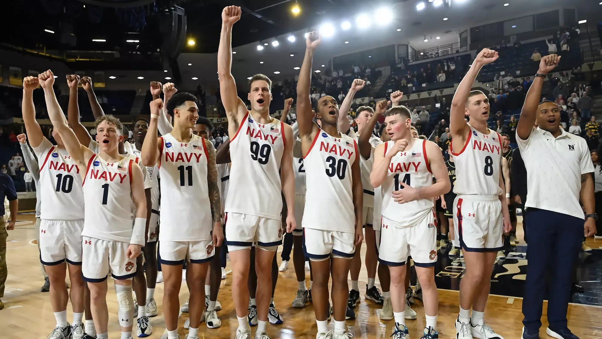 alma mater blue and gold beat army