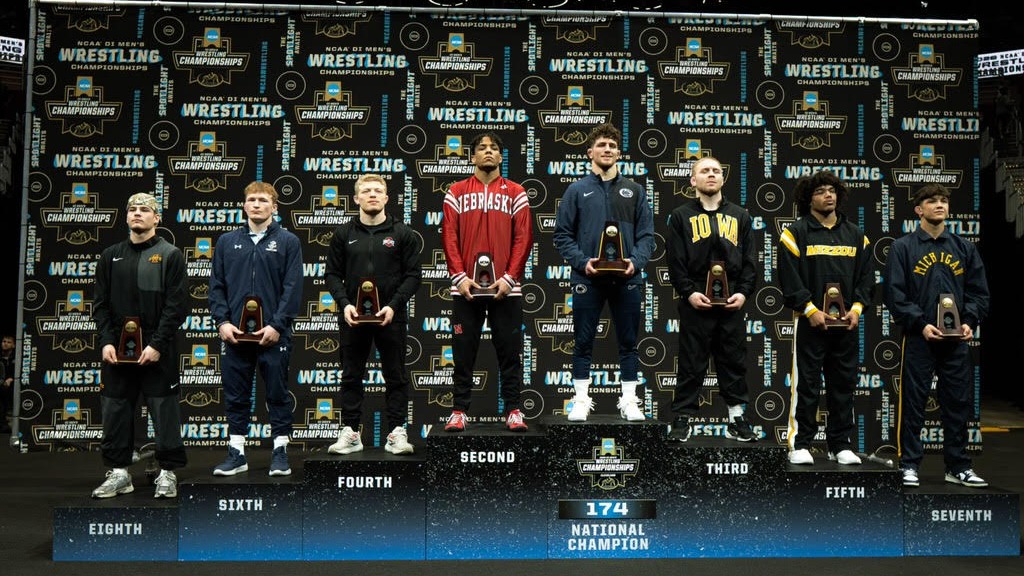 Danny Wask NCAA Podium