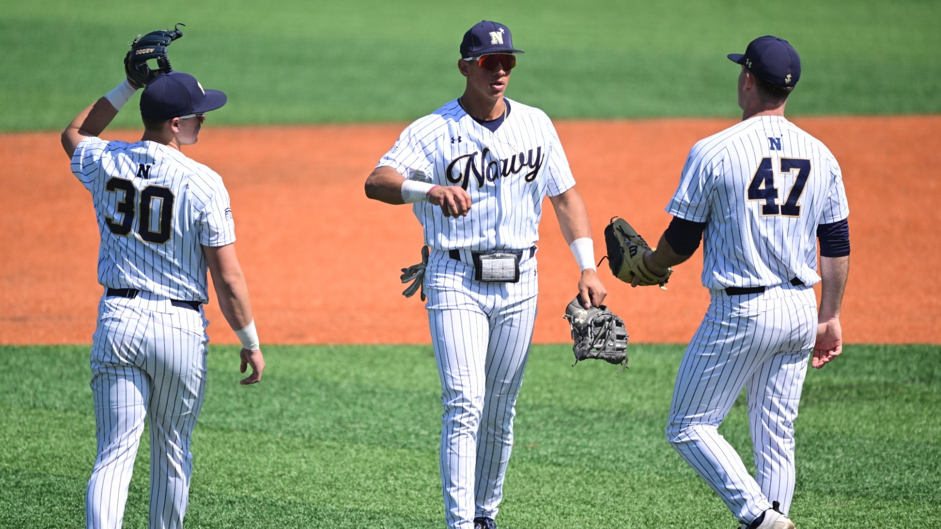 Victor Izquierdo, Patrick Walsh and Owen Phypers vs. Bucknell on March 22, 2026