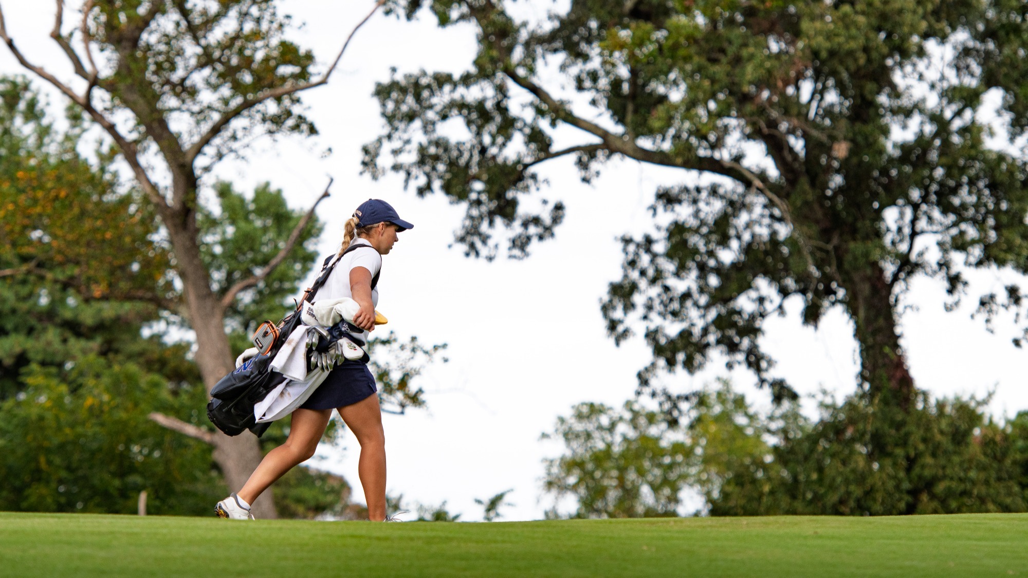 Vivian Cressman at 2025 fall practice