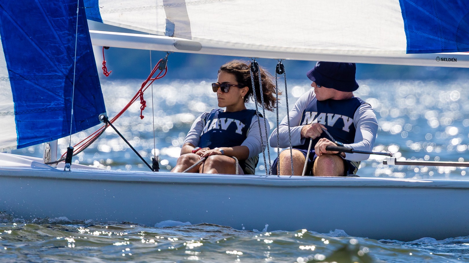 Ellie Alex and Nathan Smith at 2025 Chesapeake Invite