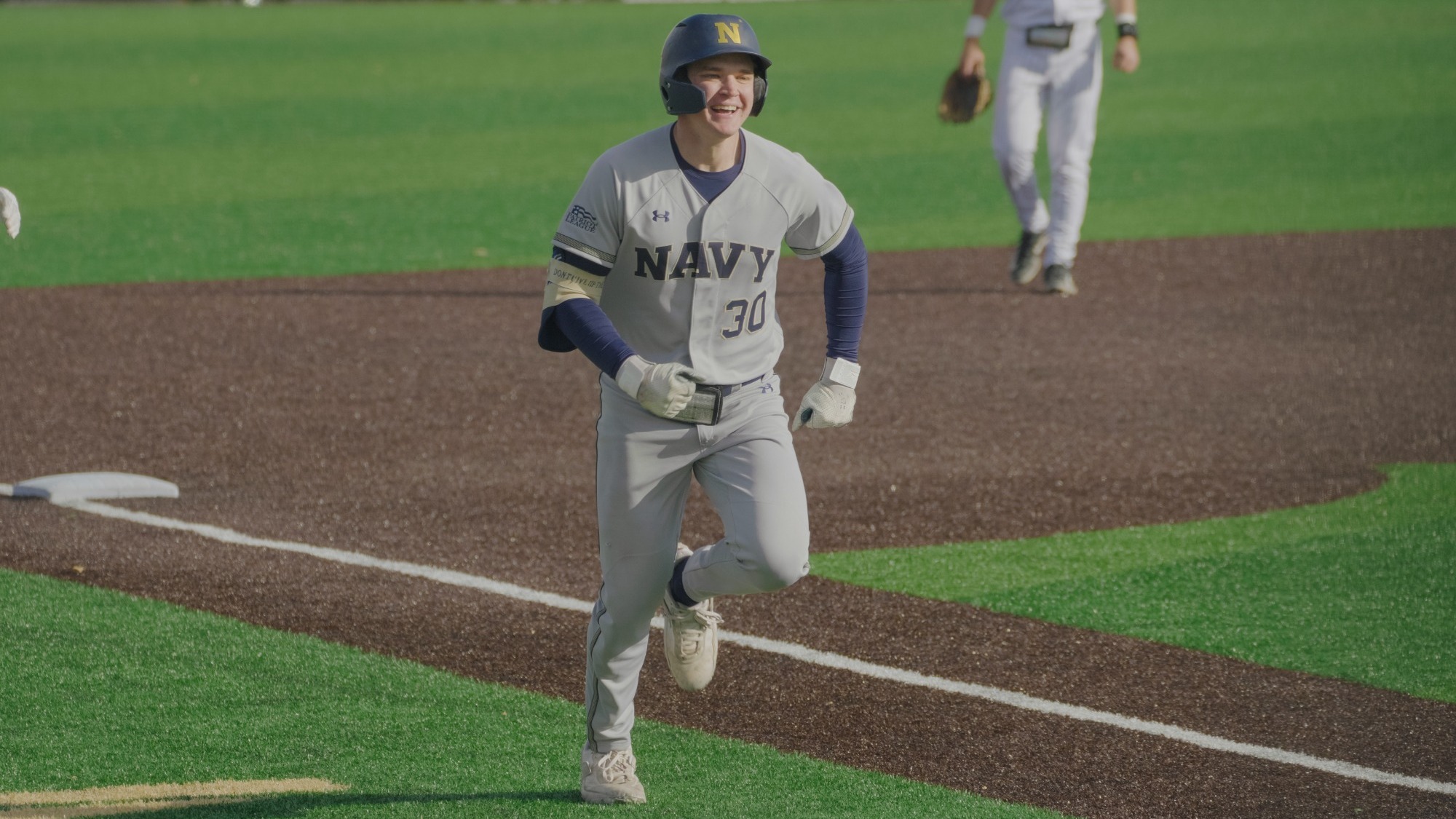 Navy baseball freshman Patrick Walsh homers at Army on March 28, 2026
